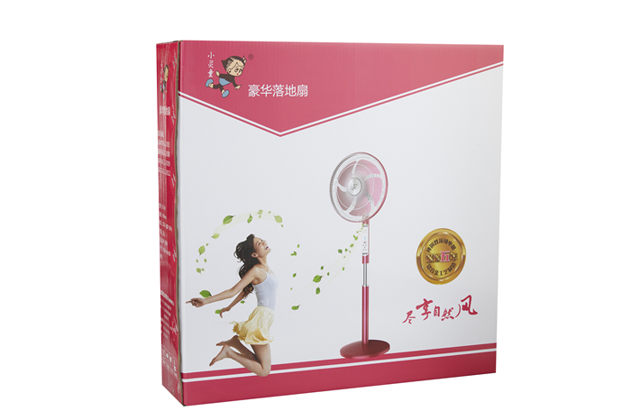 彩色落地扇包裝箱紙箱91