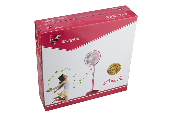 彩色落地扇包裝箱紙箱91